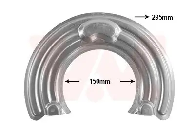 Spritzblech, Bremsscheibe Vorderachse VAN WEZEL 2815372 Bild Spritzblech, Bremsscheibe Vorderachse VAN WEZEL 2815372