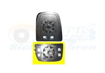 Spiegelglas, Außenspiegel links VAN WEZEL 2815835