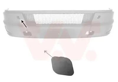 Blende, Stoßfänger vorne rechts VAN WEZEL 2816584