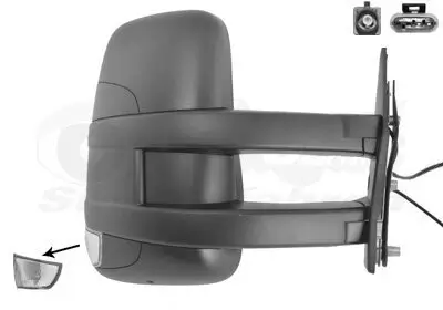 Außenspiegel rechts VAN WEZEL 2816812