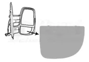 Spiegelglas, Außenspiegel rechts VAN WEZEL 2817832