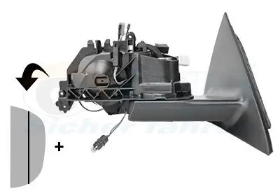 Außenspiegel rechts VAN WEZEL 2927854 Bild Außenspiegel rechts VAN WEZEL 2927854