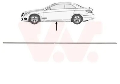 Zier-/Schutzleiste, Tür VAN WEZEL 2942423 Bild Zier-/Schutzleiste, Tür VAN WEZEL 2942423