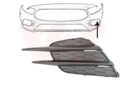 Lüftungsgitter, Stoßfänger vorne links VAN WEZEL 2946597