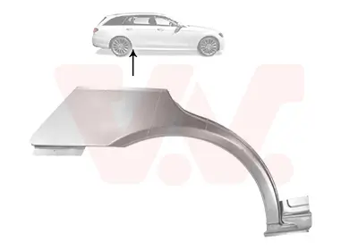 Seitenwand hinten rechts VAN WEZEL 2949144