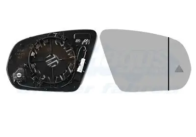 Spiegelglas, Außenspiegel rechts VAN WEZEL 2956836