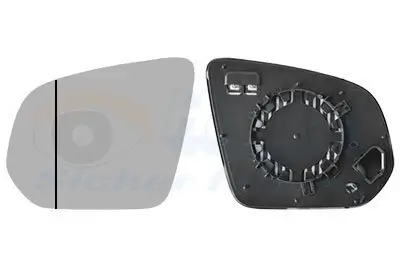Spiegelglas, Außenspiegel links VAN WEZEL 2957837