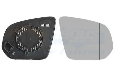 Spiegelglas, Außenspiegel rechts VAN WEZEL 2957838 Bild Spiegelglas, Außenspiegel rechts VAN WEZEL 2957838