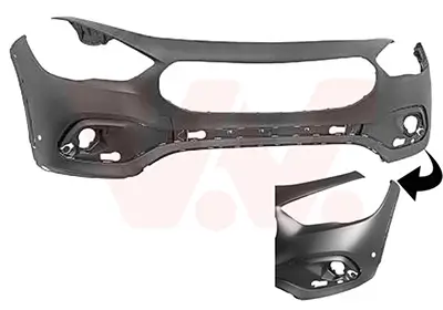 Stoßfänger vorne VAN WEZEL 2960575