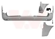 Stoßfänger hinten VAN WEZEL 2971543