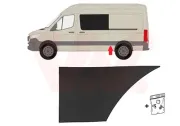 Zier-/Schutzleiste, Seitenwand links vor der Achse seitlicher Einbau VAN WEZEL 2973425