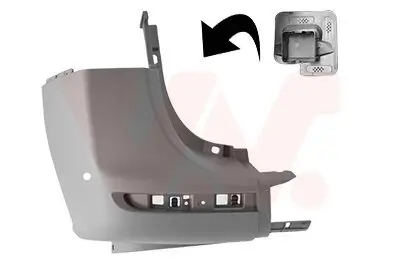 Stoßfänger hinten links VAN WEZEL 2973537