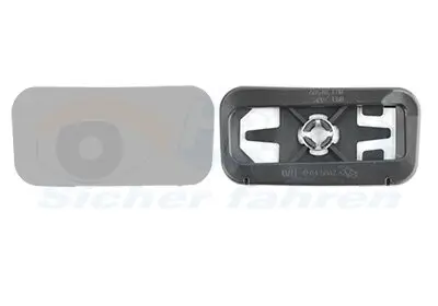 Spiegelglas, Außenspiegel rechts VAN WEZEL 2973832