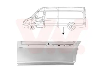 Seitenwand hinten links vor der Achse VAN WEZEL 2982141