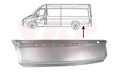 Seitenwand hinten links hinter der Achse VAN WEZEL 2982143
