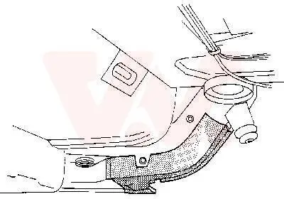Längsträger hinten links VAN WEZEL 3003.27 Bild Längsträger hinten links VAN WEZEL 3003.27