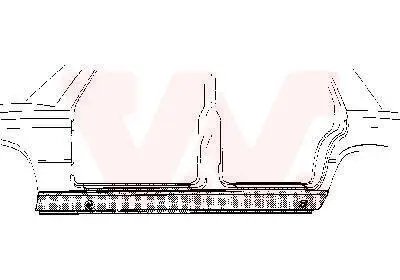 Einstiegsblech links außen VAN WEZEL 3006.01