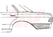 Seitenwand hinten rechts VAN WEZEL 3010134