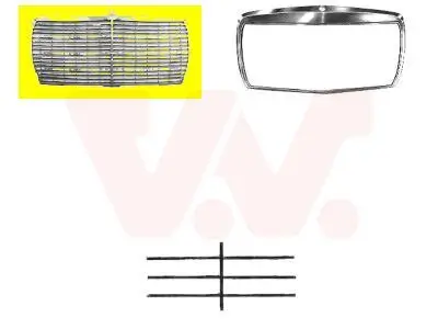 Kühlergitter VAN WEZEL 3010510 Bild Kühlergitter VAN WEZEL 3010510
