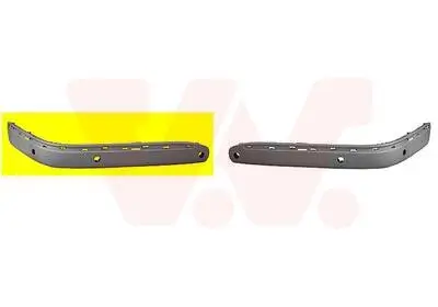 Zier-/Schutzleiste, Stoßfänger vorne rechts VAN WEZEL 3029584 Bild Zier-/Schutzleiste, Stoßfänger vorne rechts VAN WEZEL 3029584