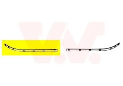 Zier-/Schutzleiste, Stoßfänger vorne rechts VAN WEZEL 3032482 Bild Zier-/Schutzleiste, Stoßfänger vorne rechts VAN WEZEL 3032482