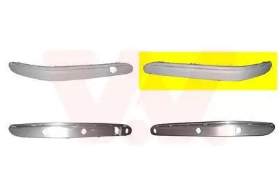 Zier-/Schutzleiste, Stoßfänger vorne links VAN WEZEL 3032581 Bild Zier-/Schutzleiste, Stoßfänger vorne links VAN WEZEL 3032581