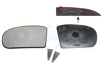 Spiegelglas, Außenspiegel links VAN WEZEL 3032837