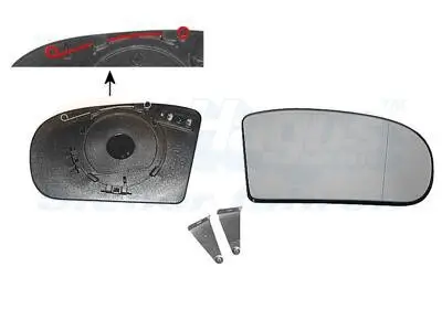 Spiegelglas, Außenspiegel rechts VAN WEZEL 3032838 Bild Spiegelglas, Außenspiegel rechts VAN WEZEL 3032838