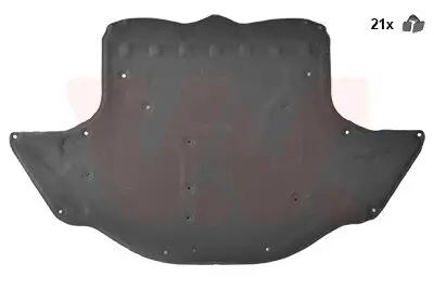 Motorraumdämmung Motorhaube VAN WEZEL 3041460 Bild Motorraumdämmung Motorhaube VAN WEZEL 3041460