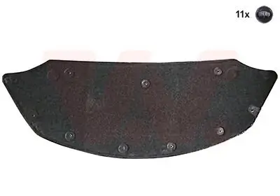 Motorraumdämmung Motorhaube VAN WEZEL 3054460