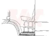 Einstiegsblech rechts VAN WEZEL 3070102