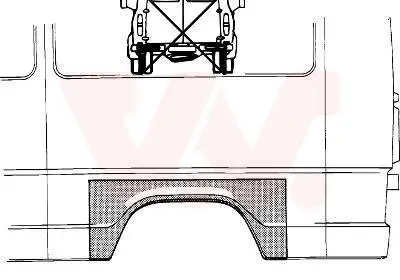 Seitenwand hinten links hinten rechts VAN WEZEL 3070145 Bild Seitenwand hinten links hinten rechts VAN WEZEL 3070145