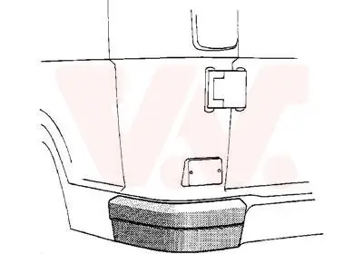 Stoßfänger hinten links VAN WEZEL 3071533 Bild Stoßfänger hinten links VAN WEZEL 3071533