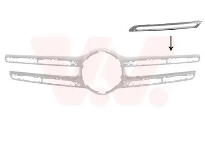 Zier-/Schutzleiste, Kühlergitter links VAN WEZEL 3074415