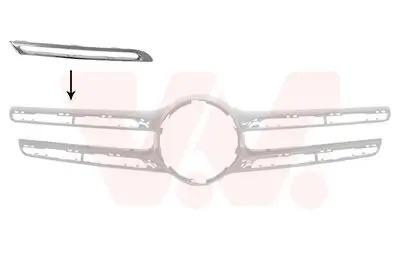 Zier-/Schutzleiste, Kühlergitter rechts VAN WEZEL 3074416 Bild Zier-/Schutzleiste, Kühlergitter rechts VAN WEZEL 3074416