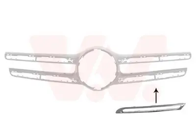 Zier-/Schutzleiste, Kühlergitter links VAN WEZEL 3074417