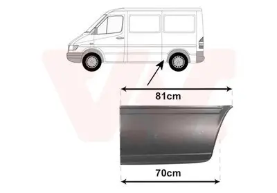 Seitenwand hinten links vor der Achse VAN WEZEL 3075141 Bild Seitenwand hinten links vor der Achse VAN WEZEL 3075141