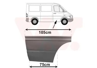 Tür, Karosserie vorne rechts VAN WEZEL 3075170 Bild Tür, Karosserie vorne rechts VAN WEZEL 3075170