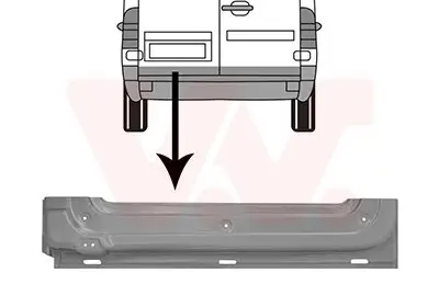 Hecktür VAN WEZEL 3075249