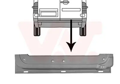 Hecktür VAN WEZEL 3075250 Bild Hecktür VAN WEZEL 3075250