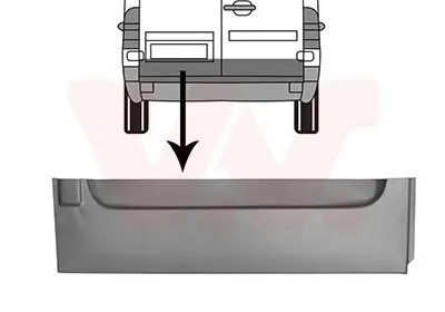 Hecktür VAN WEZEL 3076149 Bild Hecktür VAN WEZEL 3076149