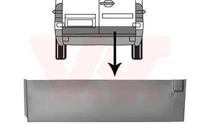 Hecktür VAN WEZEL 3076150