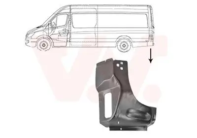 Seitenwand hinten links VAN WEZEL 3077133