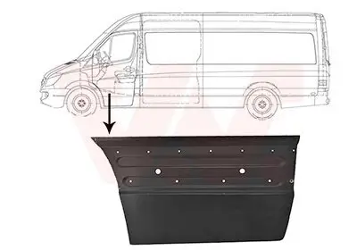 Tür, Karosserie links VAN WEZEL 3077171