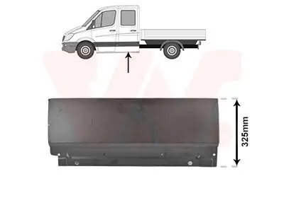 Tür, Karosserie hinten links VAN WEZEL 3077177 Bild Tür, Karosserie hinten links VAN WEZEL 3077177