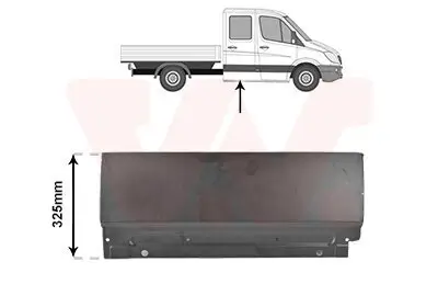 Tür, Karosserie hinten rechts VAN WEZEL 3077178 Bild Tür, Karosserie hinten rechts VAN WEZEL 3077178