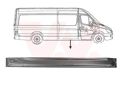 Tür, Karosserie rechts Schiebetür VAN WEZEL 3077274 Bild Tür, Karosserie rechts Schiebetür VAN WEZEL 3077274