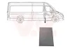Zier-/Schutzleiste, Seitenwand rechts seitlicher Einbau B-Säule VAN WEZEL 3077416