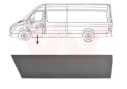 Zier-/Schutzleiste, Tür vorne links VAN WEZEL 3077423