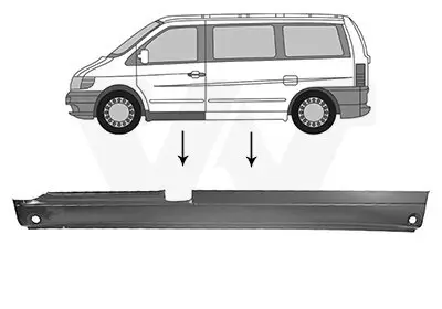 Einstiegsblech VAN WEZEL 3078101